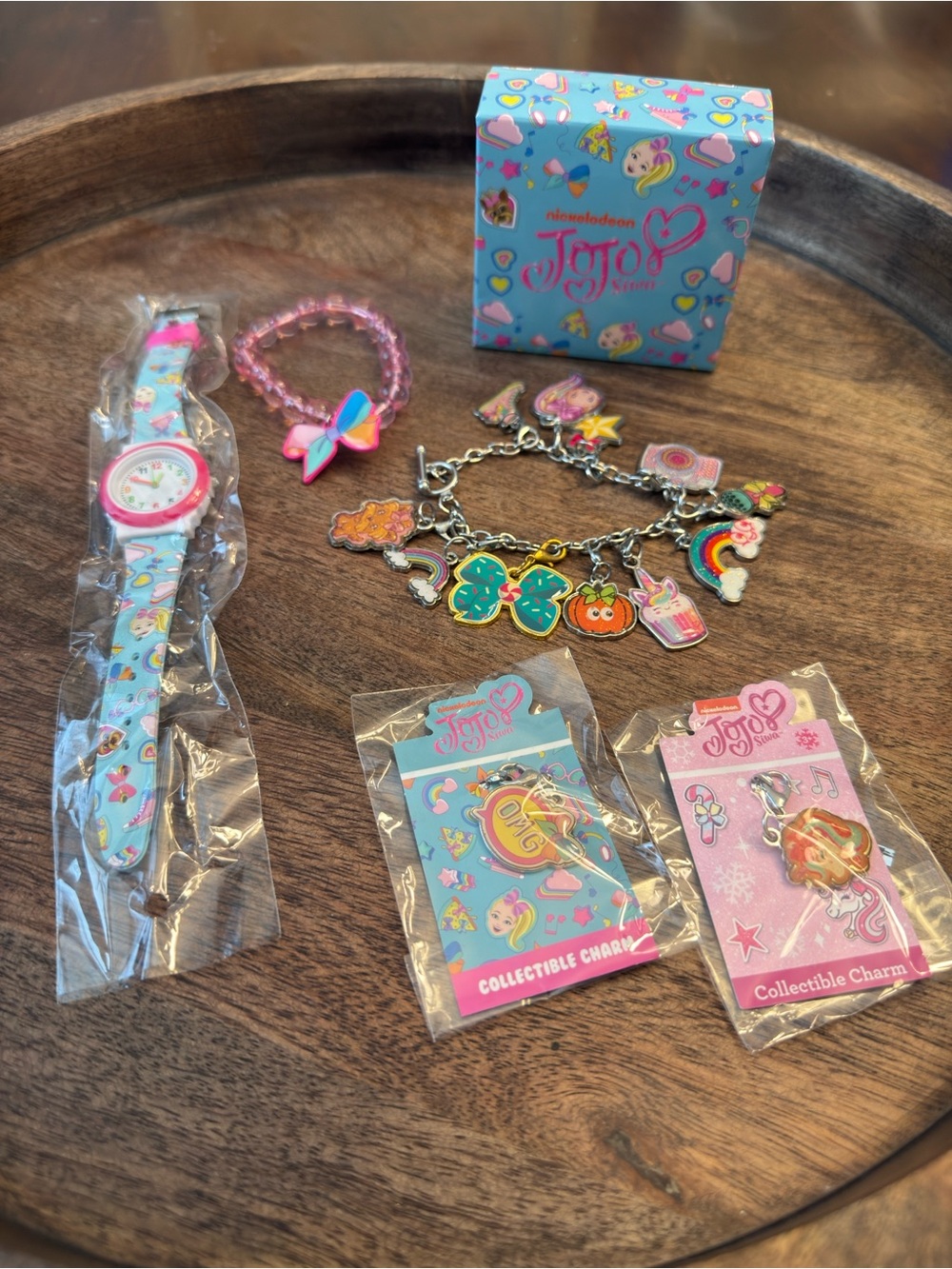 JoJo Siwa Charm Bracelet and Watch Set